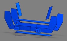 18 Mustang Ii Suspension Plans Hot Rod Street Rod 3d Blueprints Front End M-2
