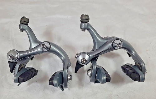 Shimano 600 Tricolor Brake Caliper Set - BR-6400 - EXCELLENT + Conditi