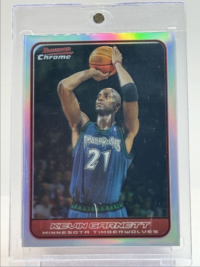 KEVIN GARNETT 2006-07 BOWMAN CHROME BASKETBALL REFRACTOR /249 Q0731
