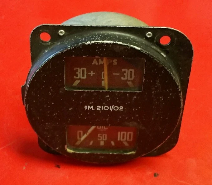 MG MAGNETTE LUCAS AMP OIL GAUGE COMBO IM2101/02 — 第 2/4 张图片