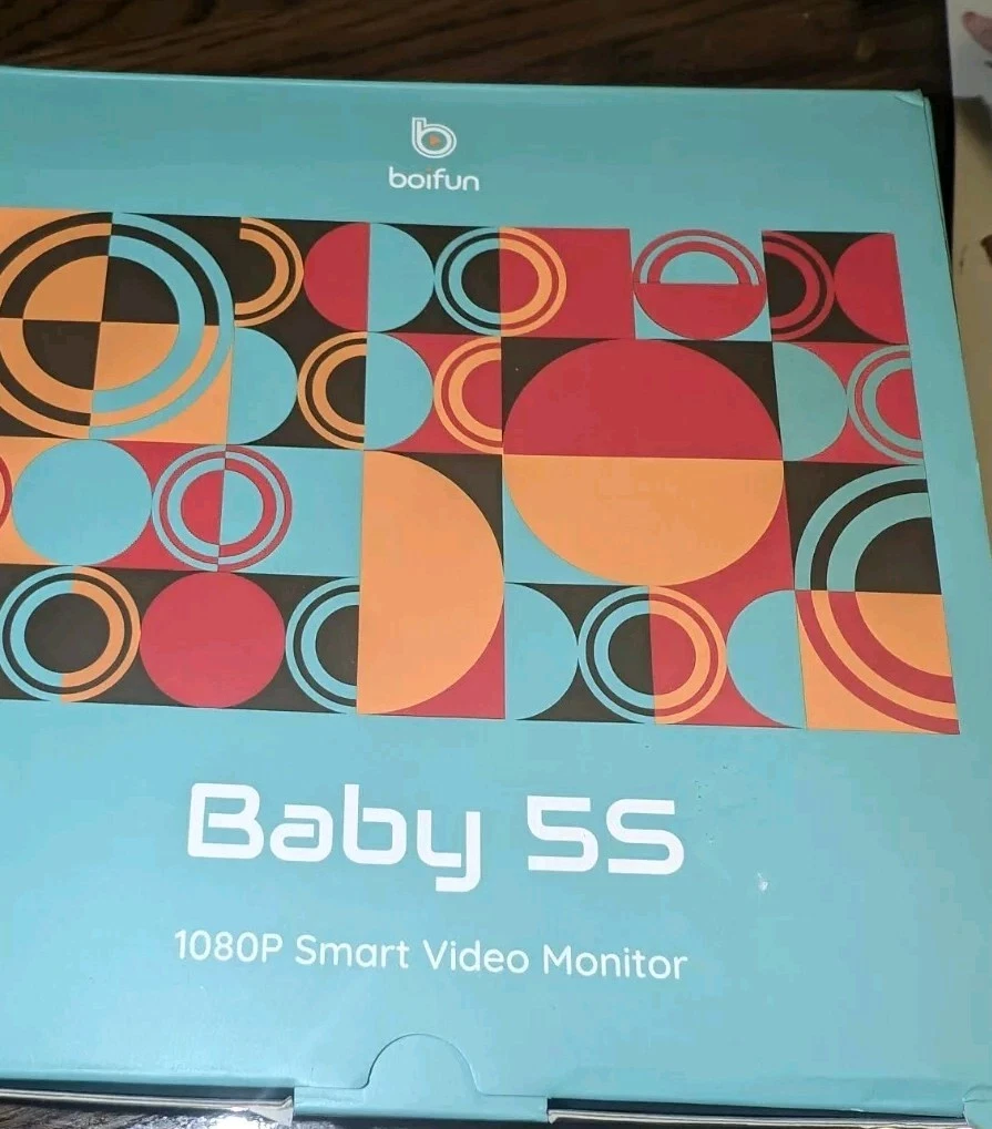 BOIFUN BABY 5S WIFI VIDEO BABY MONITOR CAMERA Pan Tilt Night Vision New NIB