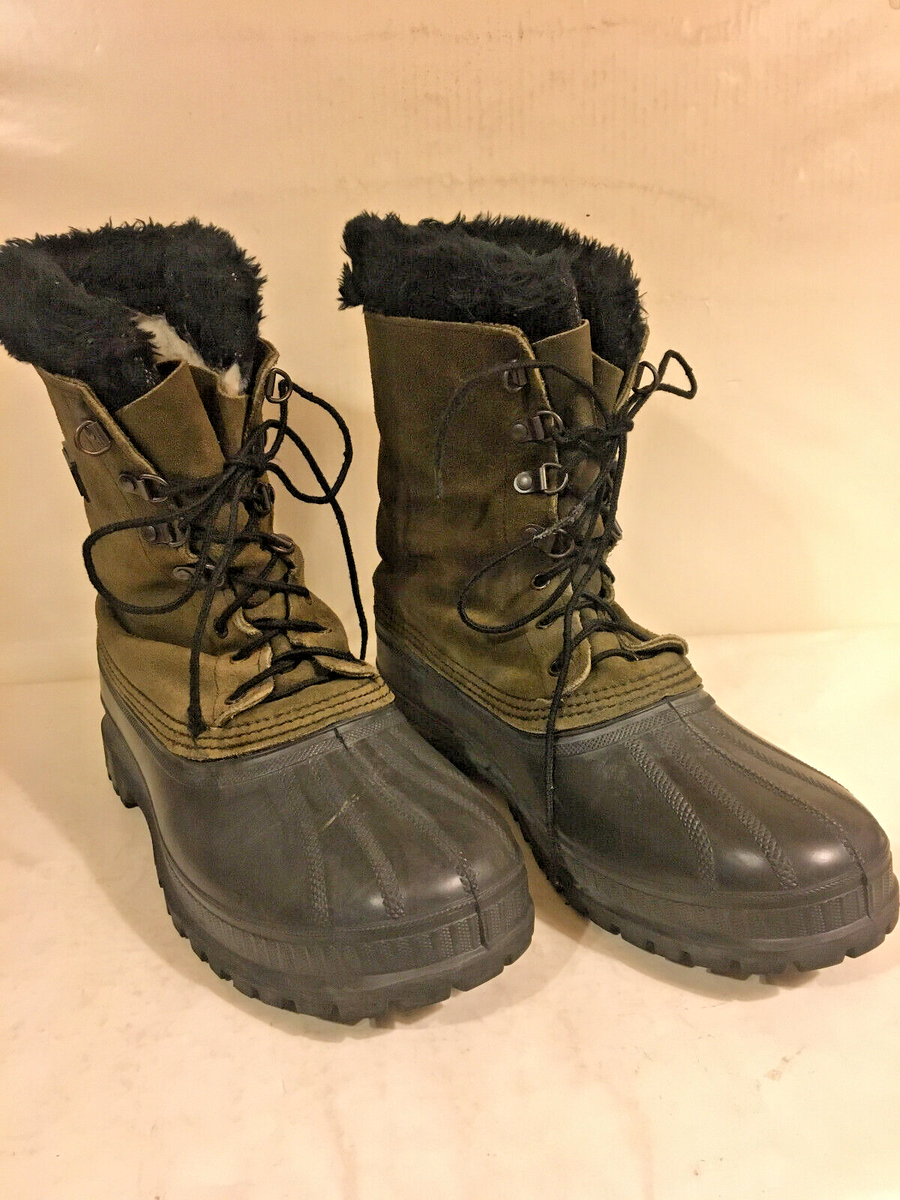 Sorel Steel Shank Leather Made in USA Winter Boots - Size 11 Sorel | Shoes | Sorel Mens Dark Brown Leather Steel Shank  main image 2