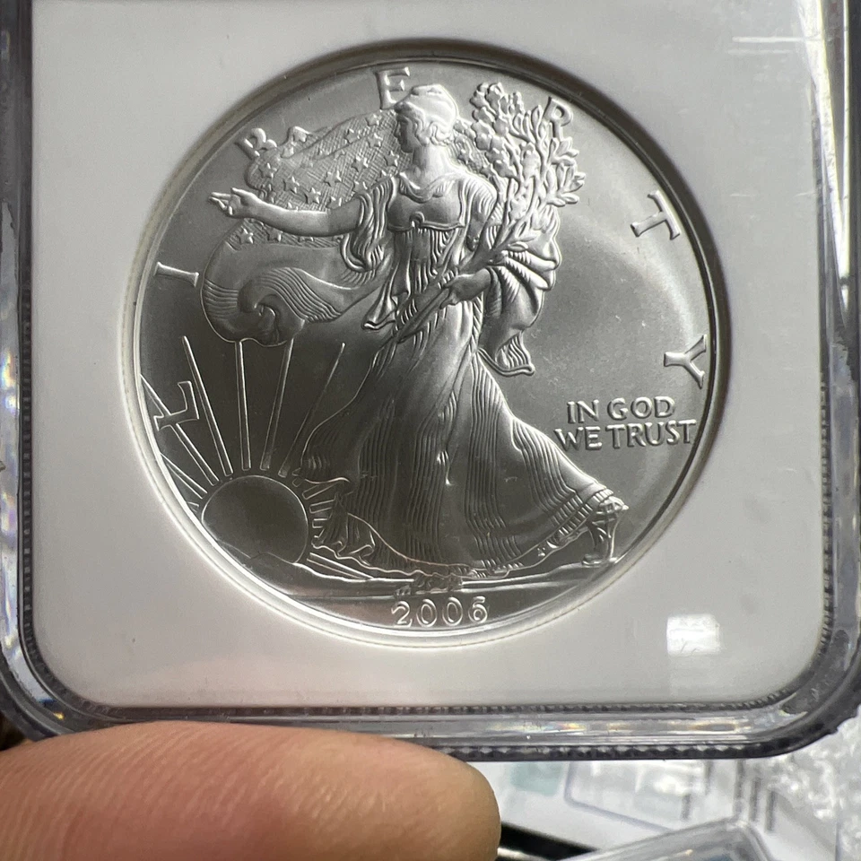 2006 West Point Silver Eagle NGC MS69 - Image 3 of 4