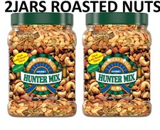 2 Jar Southern Style Hunter Mix Aroma Roasted flavor Nuts Gourmet Deluxe 36 oz.