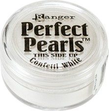 Perfect Pearls Pigment Powder .25oz Confetti White