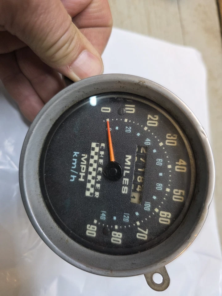 Velocímetro Checker, Maratón... Años 70???? Foto 2 de 4