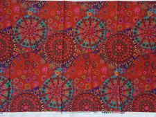 Kaffe Fassett Millefiore Quilt Fabric 1 Yd Red Cotton GP 92