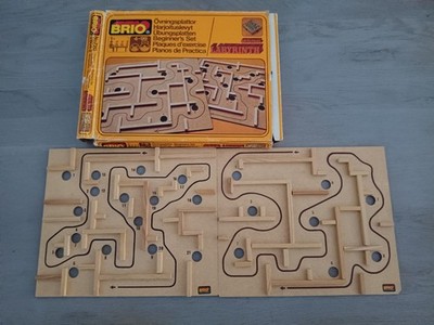 Brio Labyrinth Original Murmelspiel NO. 7313/31804-3 Holz Brettspiel Vintage