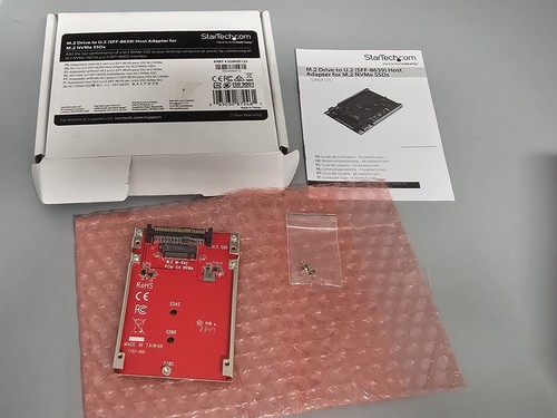 StarTech.com M.2. PCI-e NVMe to U.2 (SFF-8639) Adapter New Openbox SHIPSFREE