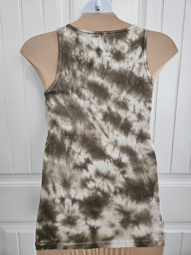 Calvin Klein Tie Dye & Studded Ribbed Tank Top XXL 100% Cotton - Picture 6 of 9