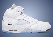 2026 Nike Air Jordan 5 Retro OG "White Metallic" HQ7978-103 Men's Kids