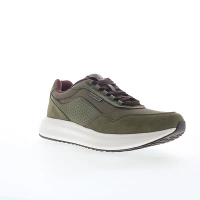 Rockport ProWalker Pacer baskets pour hommes en suede vert 47.5 - Photo 1/4
