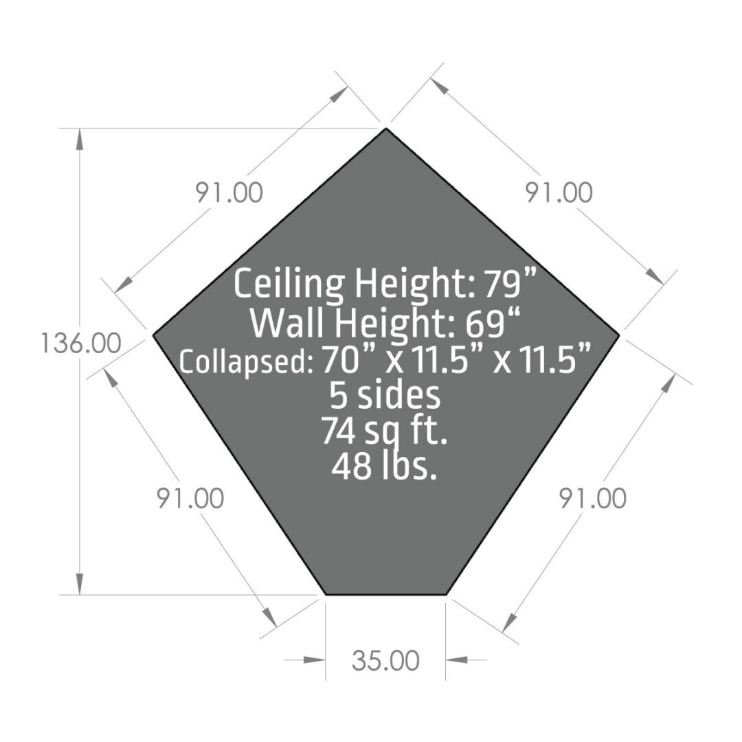 New Otter VORTEX PRO Lodge Thermal Hub "Full Door" Ice Fishing Shelter