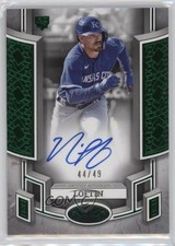 2024 Topps Tier One Break Out Green Foil 44/49 Nick Loftin #BOA-NLO Auto 0c3