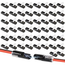 2 Pin 2 Way Double-Wire Plug-in Connector 10 25 50PCS Low Voltage Wire