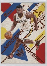 2024-25 Panini Court Kings Modern Strokes Amber 68/99 Zion Williamson #11 05ol
