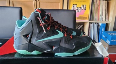 Nike Basketball Lebron XI Diffused Jade 45, US 11, UK 10 NDS