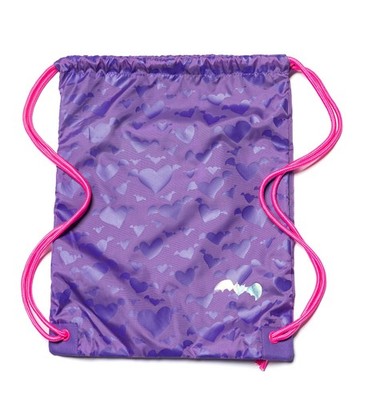 Packable Gym Drawstring Backpack for Girls, Drawstring Cinch Shoe Bag with La...