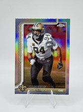Cameron Jordan 2025 Topps Chrome Football Refractor #221 New Orleans Saints