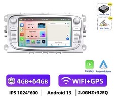 Autoradio 2 Din Ford Focus Kuga Mondeo Galaxy C-Max GPS Bluetooth Wifi Mirror