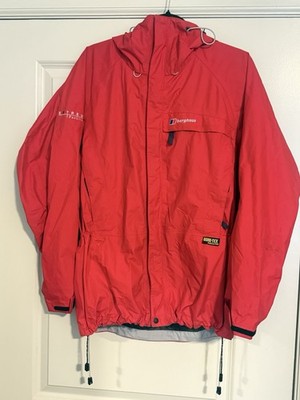 Berghaus Gore-Tex  Extrem Paclite RED Mountain Waterproof Jacket  Mens Sz Small