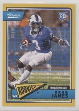 2018 Panini Classics Rookies Timeless Tributes Gold /99 Richie James Rookie RC