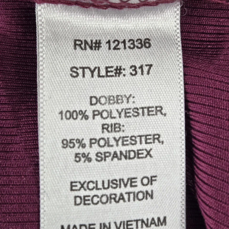 Koi Lite Women Scrub Top XS Red 317 Logo PO#CT87327 Short Sleeve - Image 4 of 4