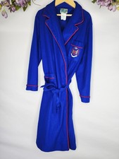 Vintage 90s Tom  Jerry Kids Robe Blue Lion Crest Embroidery Size 12Y Unisex