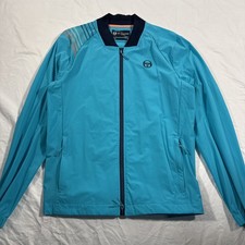 Sergio Tacchini Orion Track Jacket Slim Fit Large Pool Blue/Maritime Blue
