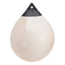 Polyform A-3 WHITE Round Buoy Fender 17"x23" Circum 58.1" Inflatable Boat Marine