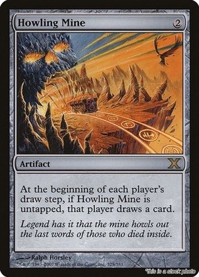 MTG Howling Mine Card #325 10th Edition LP Magic