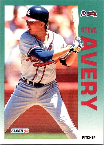 1992 Fleer #349 Steve Avery