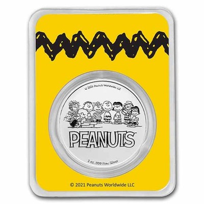 Peanuts® Snoopy & Woodstock Jack-o-Lantern 1 oz Colorized Silver