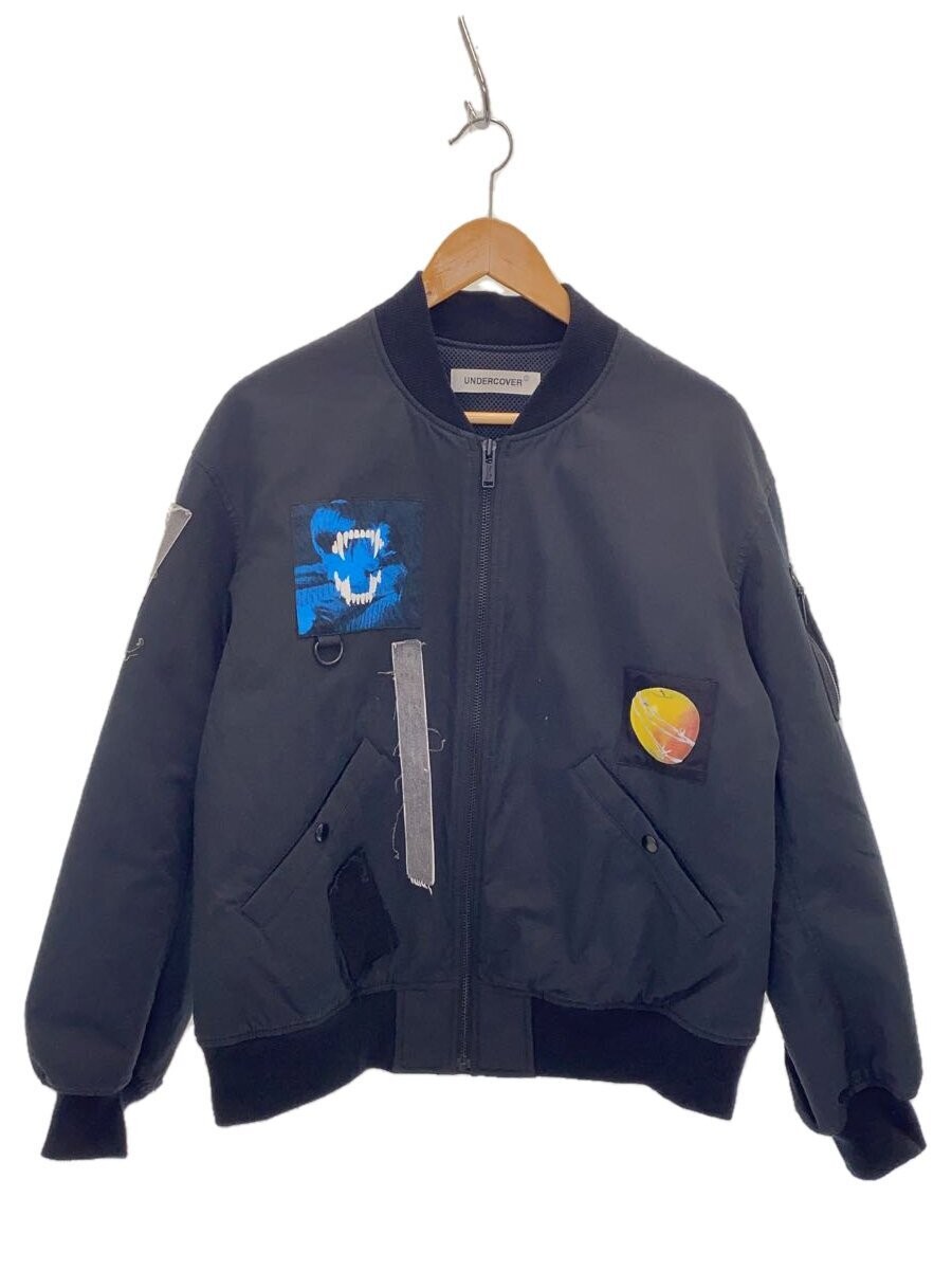 UNDERCOVER 25SS Patchwork Jacket 2 Cotton BLK UP1… - image 1