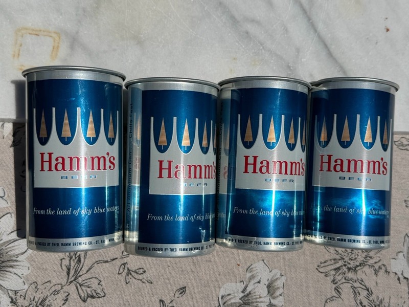 4 Hamm’s Brewing Co St Paul Mn New Aluminum Drinking Cups
