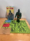 Vintage BILLIKEN Tin Toy Robot Big X V-3 Wind Up New in Box 1995 - RARE! NICE! — photo 1