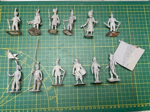 LOT DE 2 soldats plomb MHSP GENERAL RAPP MARECHAL SOULT empire EUR 30,00 - FR