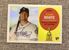 2021 Topps All-Star Rookie Cup Rookie Auto Evan White #RCA-EW Auto