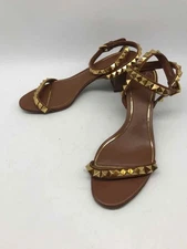 Valentino Garavani Brown Size 38 Ankle Strap Heels