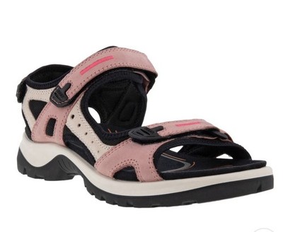 New ECCO Yucatan Sandals Womens Sz 42 US 11 - 11.5 M Pink Hiking Comfort