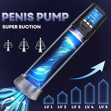 Vacuum Penis Pump for Male ED Enhancement Erectile Enlargement Penis Enlarger BG