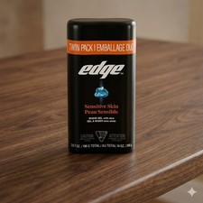 Edge Sensitive Skin Shave Gel for Men, Twin Pack, 14 oz