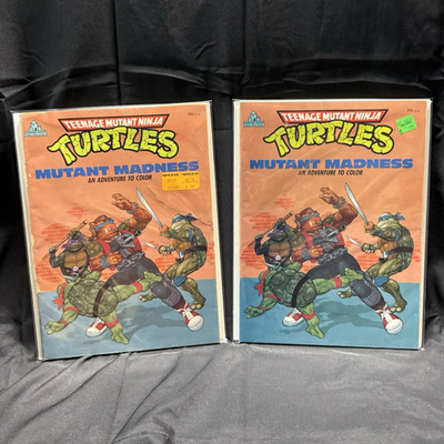 Random House Teenage Mutant Ninja Turtles: Mutant Madness Coloring Book Lot 2