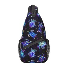 Butterflies Sling Bag Crossbody Backpack Women Men Travel Hiking Daypack