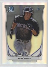 2014 Bowman Chrome Prospects Refractor 46/500 Dom Nunez #BCP30 00m9