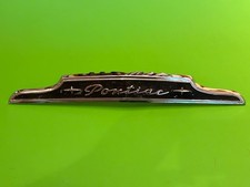 Oem 1953 Pontiac Hood Badge Emblem Trim Ornament 516773 Chieftain Nice Chrome