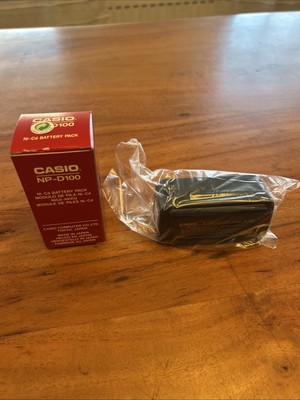 Casio NP-D100 Neu Ovp Vintage Ni Cd Batterie Pack Rar  Unbenutzt 