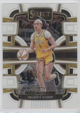 2024 Panini Select WNBA Concourse White Prizm /99 Dearica Hamby #77 1pe9