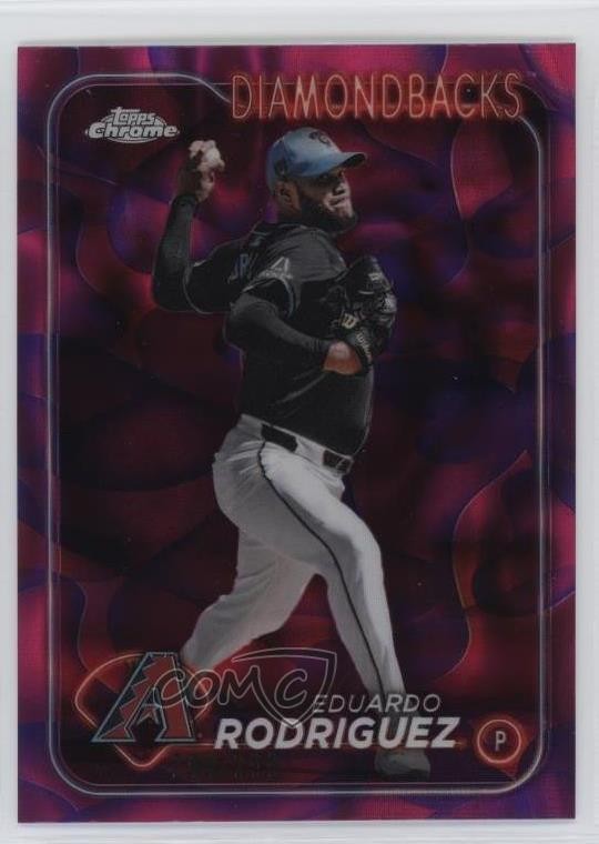 2024 Chrome Update Magenta & Purple Lava Lamp Refractor Eduardo Rodriguez 1u6