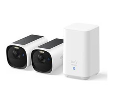 eufy Security eufyCam E40 2-Cam Kit HomeBase 2 , Outdoor Wireless Solar Securi